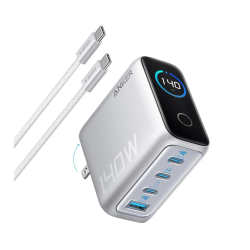 Anker Laptop Charger 140W 4-Port PD 3.1 with Touch Control USB-C Cable (B2697)