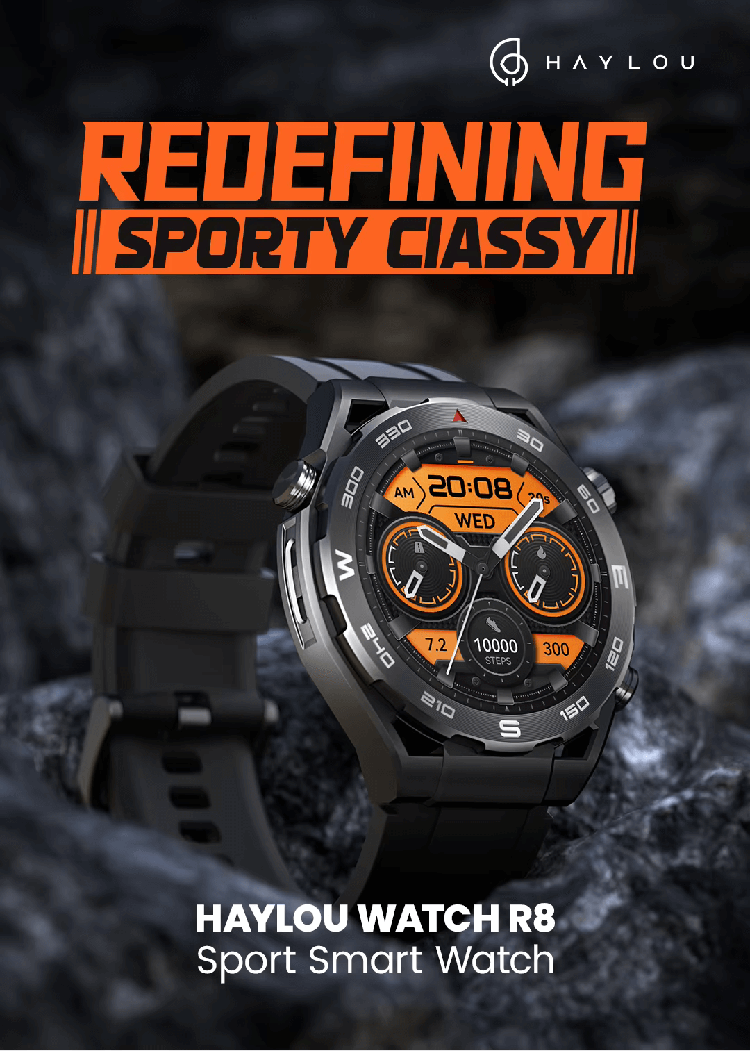 Haylou R8 BT Calling Smart Watch