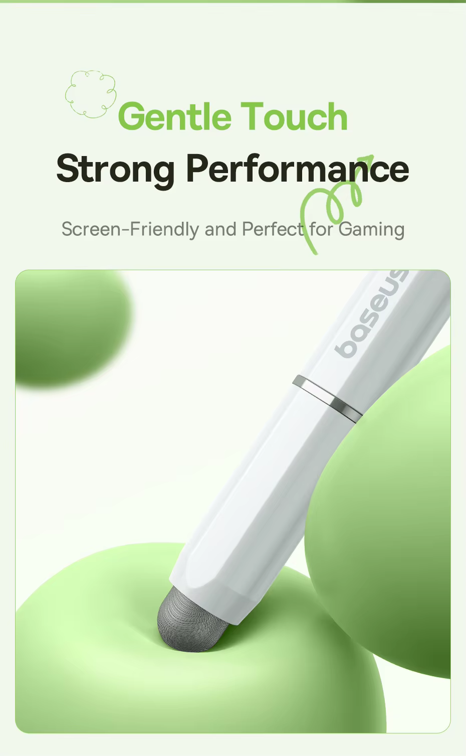 Baseus BS-PS051 3 in 1 Multifunctional Magnetic Stylus Pen For iPad All Tablet Phone Pencil