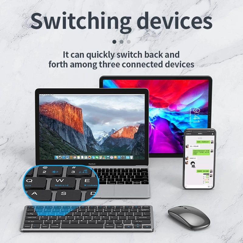 COTEetCI Wireless Mouse & Keyboard Set