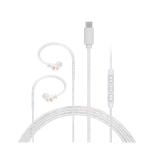 JCALLY PJ3 5N OFC Silver-plated Earphone Cable Built-in DAC Chip with Mic Type C Straight Plug Line