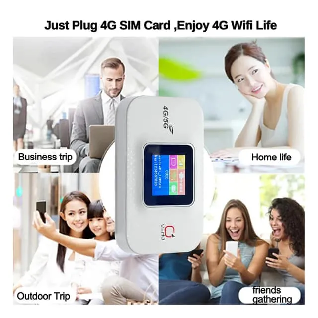 VEMO E5783 Plus 4G/5G Pocket Wifi Router 300mbps