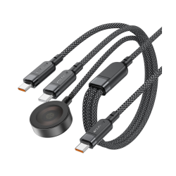 ACEFAST C6-11 3-in-1 100W Charging Data Cable with Wireless Charger