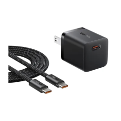 Baseus GaN5 Fast Charger mini 1C 25W With 1M USB-C to USB-C Cable
