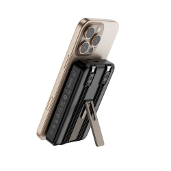 WiWU Wi-P056 Elite Power Bank 10000mAh Magnetic Wireless Charging With Stand