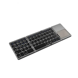 COTECi 63 Key Tri+Fold Ultra-Thin Wireless Touchpad Keyboard