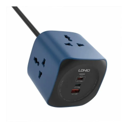 LDNIO SC3319 6in1 65W Power Socket Cube 2500W Universal Outlet