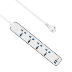 WiWU Wi-S007 PS422 8-in-1 GaN 20W Fast Charging Power Strip