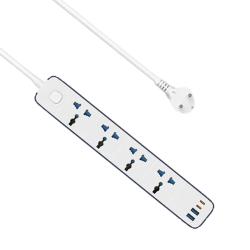 WiWU Wi-S007 PS422 8-in-1 GaN 20W Fast Charging Power Strip