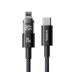 Baseus PD 20W Display 2 Fast Charging Data Cable Type-c to Lightning 1m