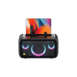 Ikarao Xtreme Break X1 All in One Karaoke Portable Bluetooth Speaker With Built-In 13 Inch Tablet And Wireless Microphone