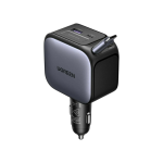 UGREEN 145W EC604 Retractable Car Charger With Built-in USB-C Cable