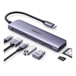 UGREEN 7-in-1 USB C Hub 5 Gbps with 4K HDMI 100W Power Delivery