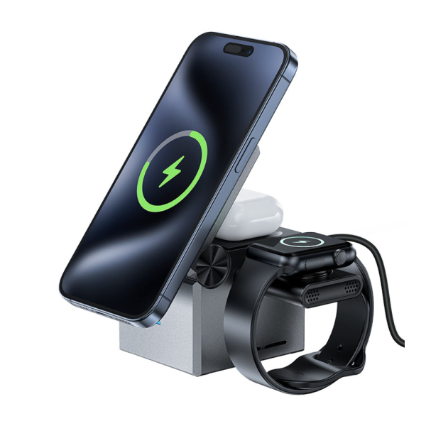 ACEFAST E18 Rubik's Cube 3-in-1 desktop wireless charging Holder