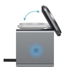 ACEFAST E34 3-in-1 Desktop Wireless Charging Holder