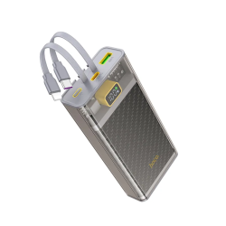 Hoco J104A 22.5W Fully Compatible Power Bank With Cable (20000mAh)