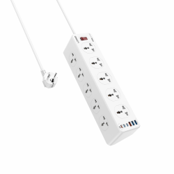 LDNIO SC10610C Power Socket Extension Universal Power Strip With 10 Outlets 2M