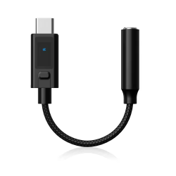 KZ AM02 Portable DAC Decoding Amplifier USB C to 3.5mm Audio Adapter