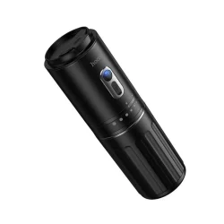 HOCO HX80 Portable Coffee Maker with Adjustable Grinder and Integrated Coffee Container