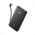 Anker Zolo 10000mAh 22.5W Power Bank with Built-in Type-C Cable