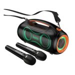 Hoco DS67 Bluetooth Party Speaker with 2 Wireless Microphones