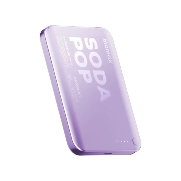 Momax 1-Power Pass 5000mAh Magnetic Wireless Charging Battery Pack