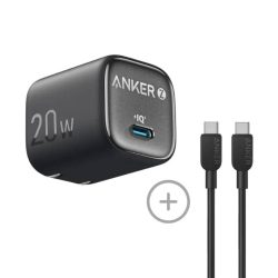 Anker Zolo 20W USB-C Charger with USB-C Cable Combo Pack – B2699