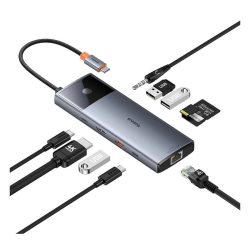 Baseus Metal Gleam Series II 10-in-1 USB Hub 4K 60Hz PD 100W