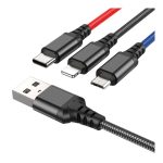 Hoco X76 3-in-1 Super Charging Cable