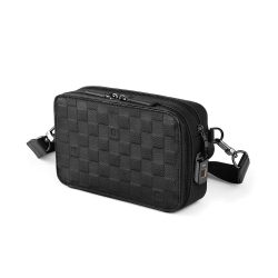 WiWU Master Genuine Leather Fingerprint Lock Crossbody Bag