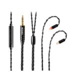 NICEHCK BlackWheat 8 Core Silver Plated Copper 2Pin Microphone Cable