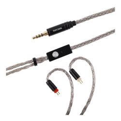 Tripowin Zonie (With Mic) 32AWG 16 Core Silver Plated Cable SPC Earphone Cable