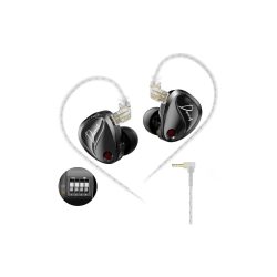 KZ Duonic Tri-Magnetic Planar Driver IEM Bass Improve Version with Switches