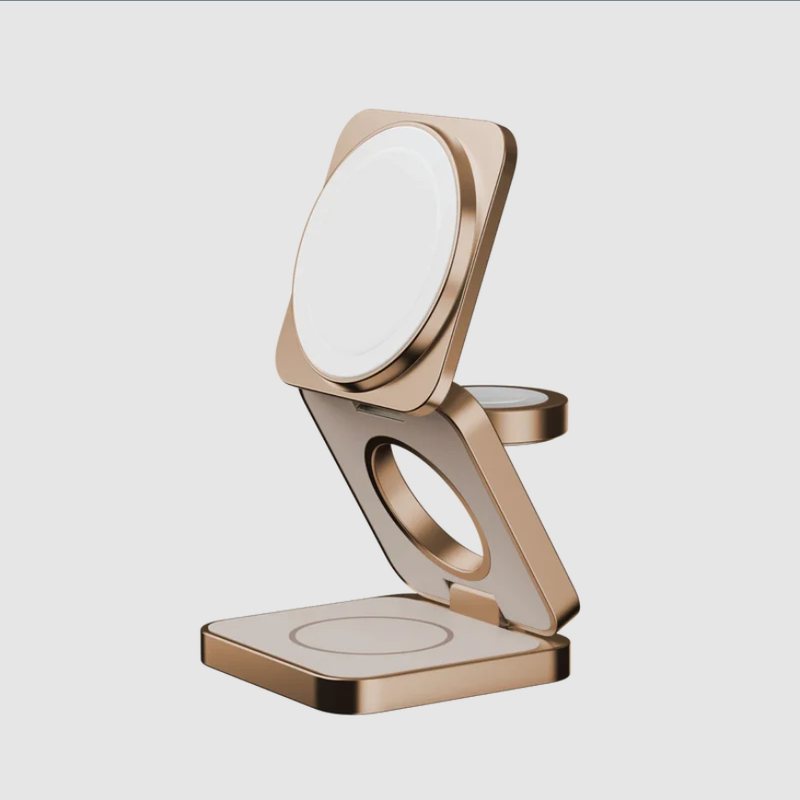 Momax Q2 Mag 3-in-1 Foldable Qi2 15W Magnetic Wireless Charging Stand
